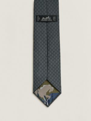 メンズ シルクネクタイ、ボウタイ、ポケットチーフ | Hermès